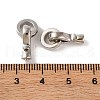 Brass Fold Over Clasps KK-U016-10P-3