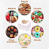 Square Paper Biscuit Boxes with Heart Clear Window CON-TAC0001-12C-01-18