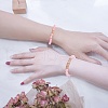 4Pcs 4 Style Natural Malaysia Jade & Synthetic Citrine Beads Bead Bracelets Set BJEW-SW00105-02-4