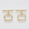 Brass Toggle Clasps X-KK-N216-42-1
