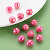 Opaque Acrylic Beads TACR-S154-10F-02-3