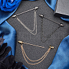 Gorgecraft Zinc Alloy Hanging Chain Brooches FIND-GF0006-87B-4
