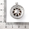 Natural Tiger Eye Pendants G-K339-04P-09-3
