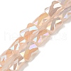 AB Color Plated Glass Beads Strands EGLA-P051-06B-B08-1
