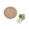 Seed Beads Beaded Charms PALLOY-MZ00312-01-2