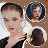 AHADERMAKER 2Pcs 2 Styles Cloth Mesh Veil Headband MRMJ-GA0001-25-6
