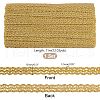 11M Polyester Wavy Lace Ribbon OCOR-WH0088-26B-2