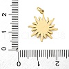 304 Stainless Steel Pendants STAS-U049-02A-03G-3