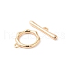 Brass Toggle Clasps KK-O144-30G-3