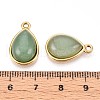 Natural Green Aventurine Teardrop Pendants STAS-N109-210A-G-3