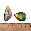 4Pcs Transparent Epoxy Resin Butterfly Wings Pendants RESI-C057-05A-3