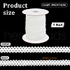 40M Nylon Elastic Double Edged Picot Lace Ribbons OCOR-WH0101-47B-2