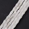 Natural White Jade Beads Strands G-G990-D07-1