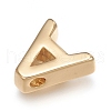 Brass Charms X-ZIRC-I037-01A-G-2