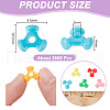  2856Pcs Opaque Acrylic Beads FIND-NB0005-51A-2