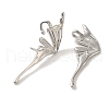 Teardrop Brass Stud Earrings EJEW-R162-11P-2