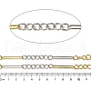 Ion Plating(IP) 304 Stainless Steel Two-Tone Link Chains CHS-M006-05PG-3