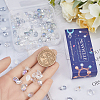 SUNNYCLUE 150Pcs 5 Colors Transparent Spray Painted Glass Charms GLAA-SC0002-16A-3