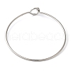 Non-Tarnish 304 Stainless Steel Torque Bangles BJEW-I317-01P-2
