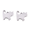 Non-Tarnish 201 Stainless Steel Charms STAS-S081-062-1