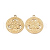 Ion Plating(IP) 304 Stainless Steel Pendants STAS-B031-27G-1