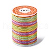 Segment Dyed Twisted Waxed Polyester Cord YC-C003-01-2