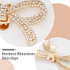 CRASPIRE 4Pcs Alloy Crystal Rhinestone Wedding Shoe Decorations FIND-CP0002-06KCG-6