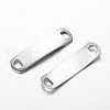 Tarnish Resistant Rectangle 304 Stainless Steel Links connectors X-STAS-I045-32-1