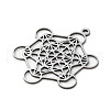 Non-Tarnish 201 Stainless Steel Pendants STAS-D041-06P-2