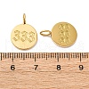 304 Stainless Steel Pendants STAS-C133-01G-01-3