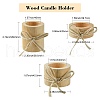 Wood Candle Holder DJEW-CJC0002-02-2