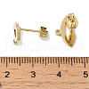Ion Plating(IP) 304 Stainless Steel Stud Earring Findings STAS-I206-52G-3