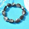 Abalone Shell Beads Stretch Bracelets BJEW-D315-02P-2