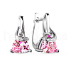 Triangle S925 Sterling Silver Hoop Earrings TY2897-5
