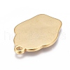 304 Stainless Steel Pendants STAS-F249-09G-2