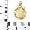 Brass Micro Pave Cubic Zirconia Pendants KK-P293-27G-01-3