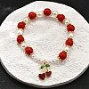 Brass Stretch Bracelets BJEW-C098-02B-2