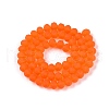 Transparent Glass Beads Strands EGLA-A044-T8mm-MD25-3