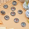 Gorgecraft 12 Sets 3 Colors Alloy Buttons FIND-GF0004-78-4