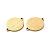 Ion Plating(IP) 304 Stainless Steel Connector Charms STAS-C074-11G-04-2
