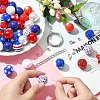 50Pcs 8 Style Acrylic Beads MACR-CJC0001-15-4