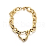 304 Stainless Steel Charm Bracelets BJEW-Q050-02G-1