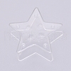 Transparent Plastic Star Candle Holder KY-WH0024-45-1