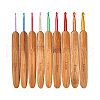 Bamboo Handle Head Crochet Hook Set PW-WG43581-01-1