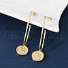 304 Stainless Steel Stud Earrings EJEW-Z089-31G-2