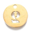 304 Stainless Steel Pendants STAS-F233-02-G-2