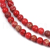 Dyed Natural Regalite/Imperial Jasper/Sea Sediment Jasper Beads Strands G-B124-C04-3
