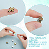 GOMAKERER 60Pcs 3 Colors Tibetan Style Alloy Beads TIBEB-GO0001-06-3
