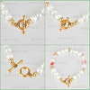 SOFPLATE 120Pcs Tibetan Style Alloy Toggle Clasps FIND-SP0001-21AG-6