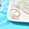 Natural Rose Quartz Finger Rings for Women RJEW-TA00202-05-1